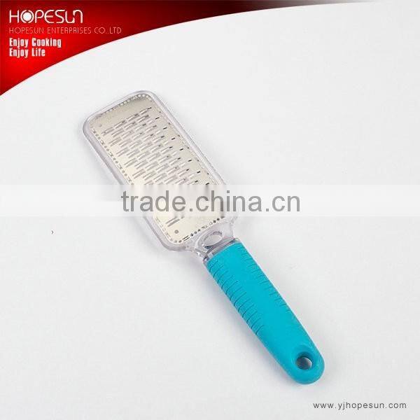 Hot sell durable stainless steel kitchen microplane grater with plastic handle
