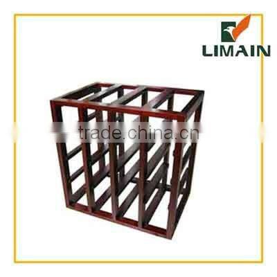 wooden wine bottle rack
