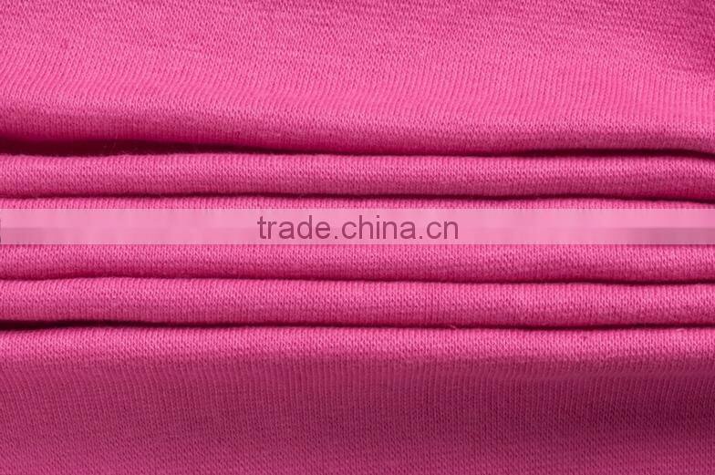 2016 Special Supply 100% Cotton Slub Knitted Hosiery Fabric 2*2 rib