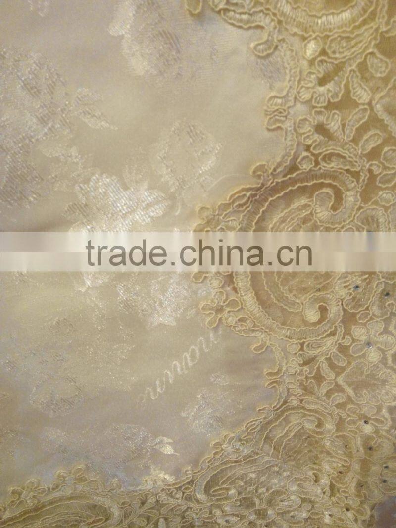 Jacquard cording embroidery tablecloth