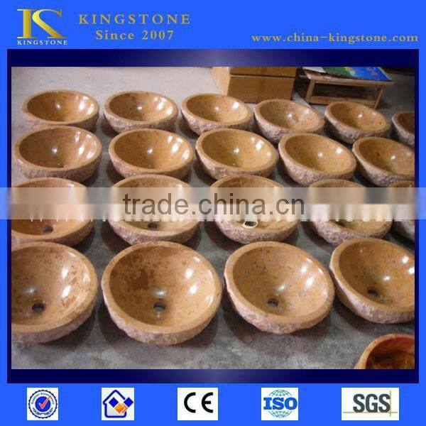 Popular natural limestone bathroom sink made in china Wholesaler Price