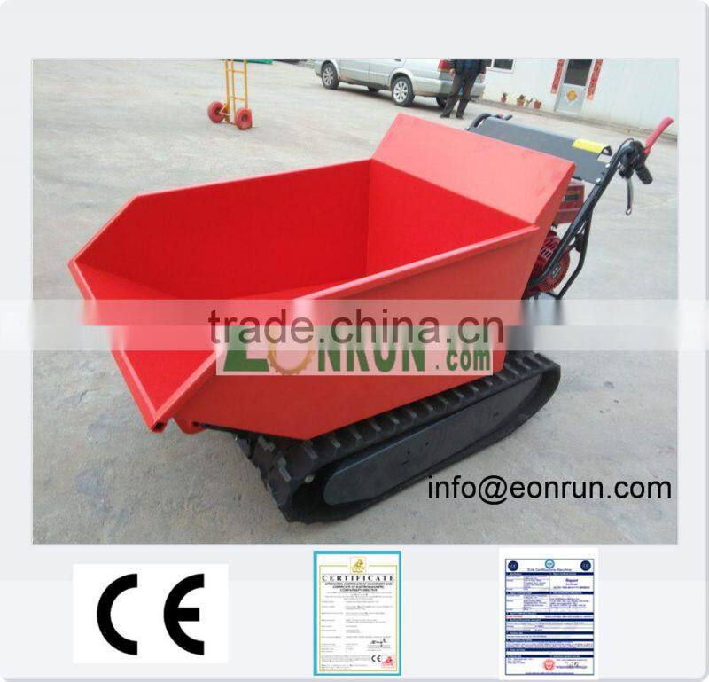 Auto tip hydraulic mini dumper