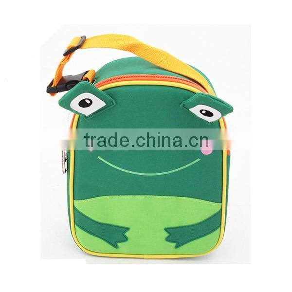 Backpack type children school lunch bag, custom design pattern kids lunch bag