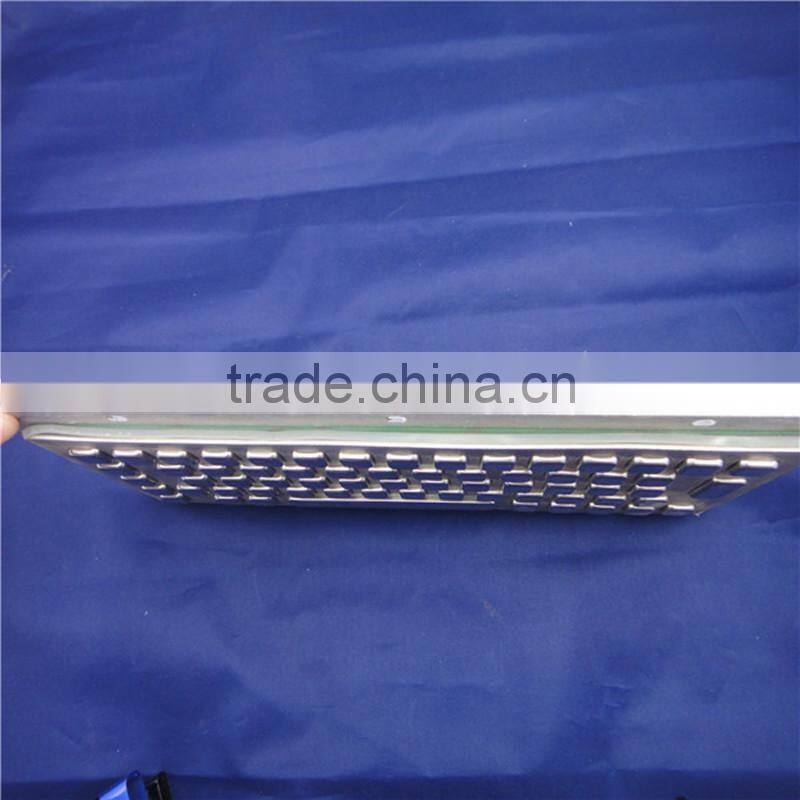 Anodized black mini metal keyboard