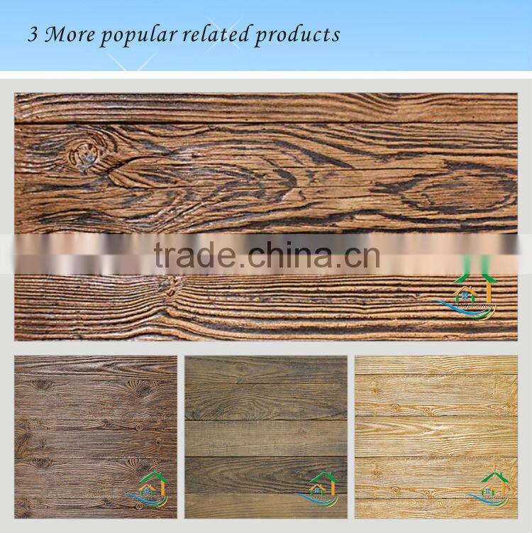 Artificial stone exterior wood wall cladding