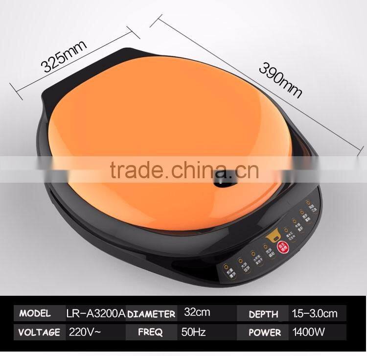 Large orange commercial electric cooking pan LR-A3200