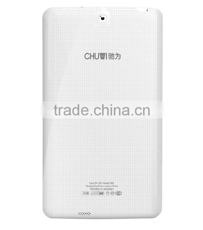 Newest 8inch IPS android4.4 MT8127 ARM Cortex-A7 1.3GHz support bluetooth GPS CHUWI VX8 tablet