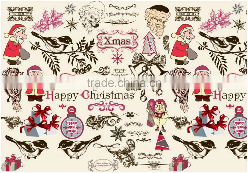 2015 Luxury Christmas Gift Wrapping Paper