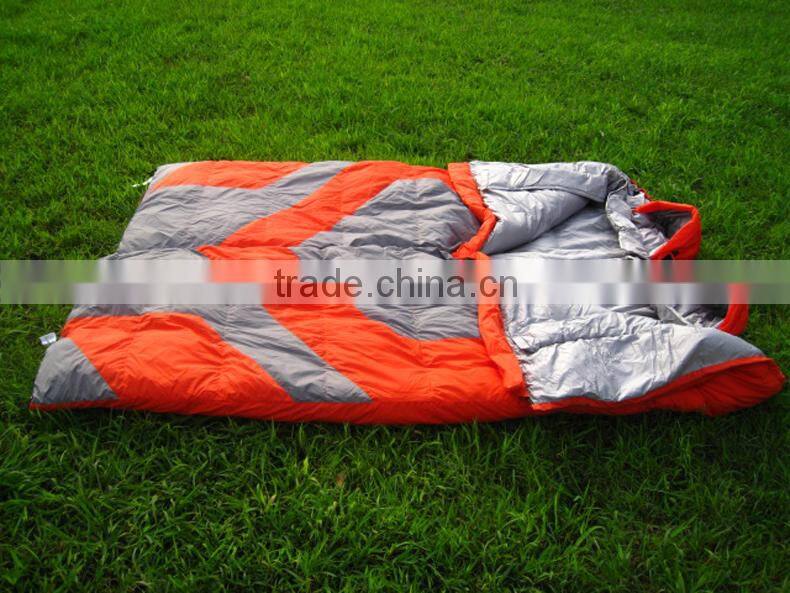 outdoor super light envelope down sleeping bag
