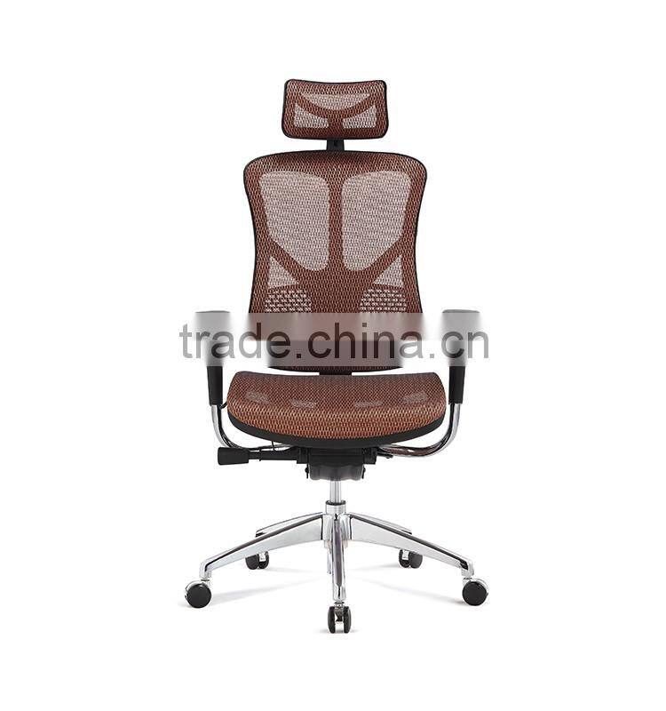 high back with headrest muti-function economic office chair
