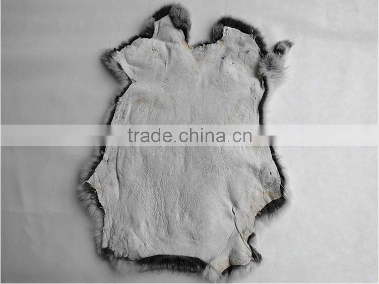 100% Genuine rabbit fur skin factory wholesale