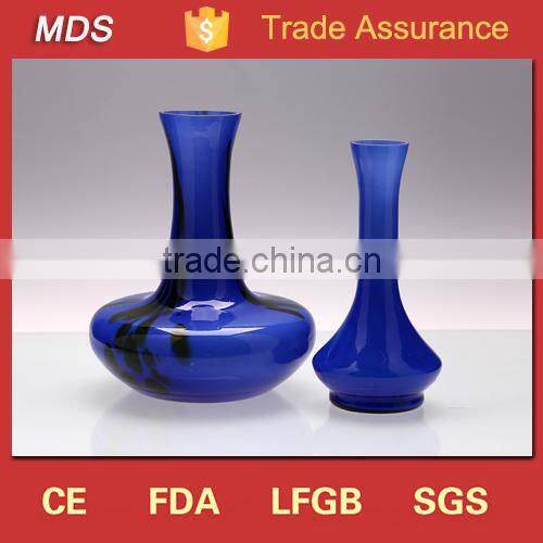 Glassware supply purple inflatable wine glass with clear stem