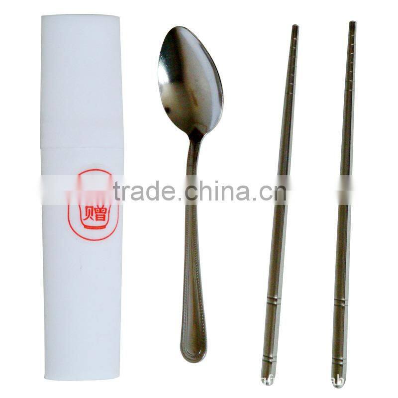 stainless steel 3 layers collapsible thermos lunch boxes with fork and chopstick