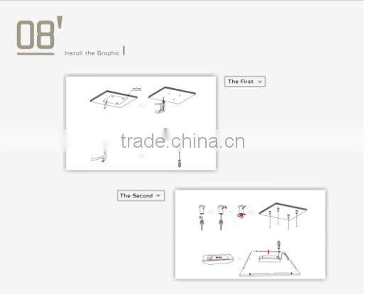 300*600 mm 20 W ultra thin Rectangular Led Panel Light Shenzhen