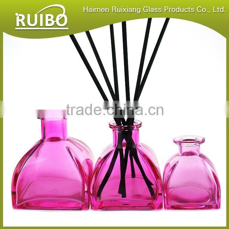 Hot sale 50ml reed diffuser bottles with diffuser reeds and various caps