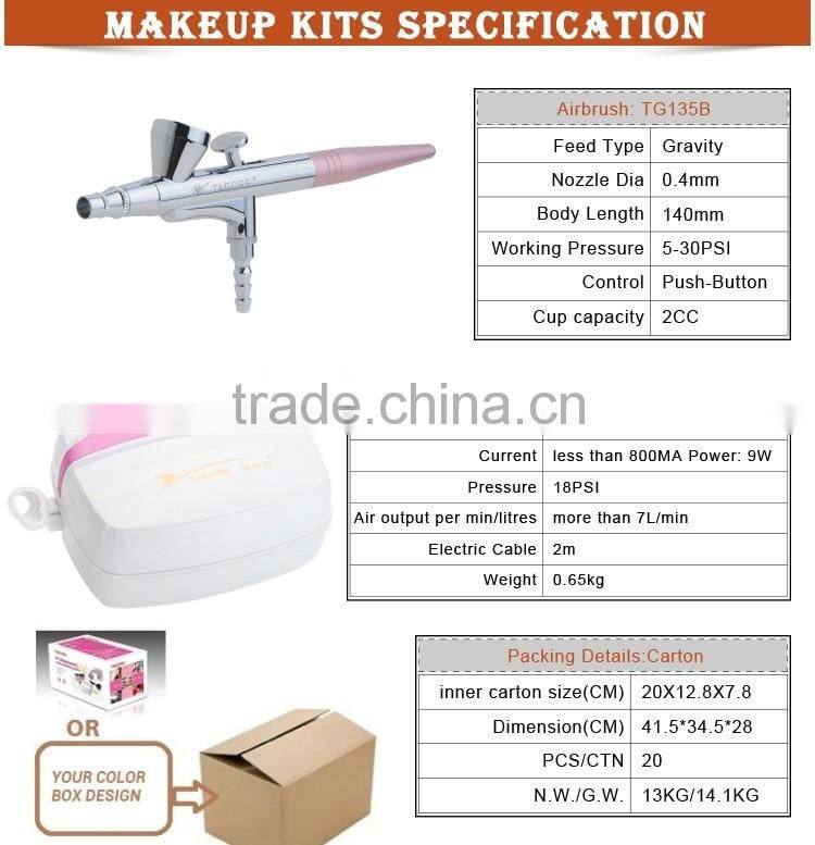 Tagore TG216K-01 new airbrush makeup foundation airbrush