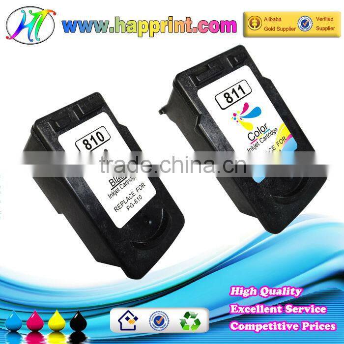 Recycled Ink Cartridge Compatible Ink Cartridge for Canon PG 810 CLl 811 Compatible Inkjet Cartridges for Canon PG 810
