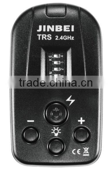 JINBEI TRS 2.4GHz 16-Channel Wireless Flash Remote Controller, Flash Trigger for Photo Studio Flash, Photo Studio Accessory