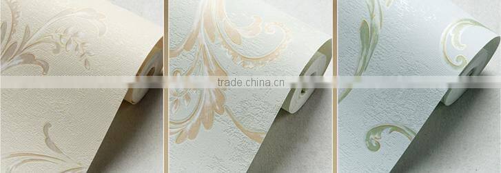 latest wallpaper design european style rural Non woven Wallpaper