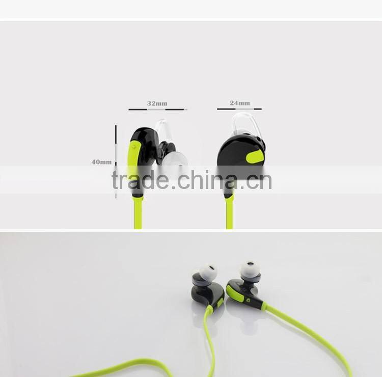 Newest wireless bluetooth headphone, stereo bluetooth Headset QY7, Sport Wireless Headphone