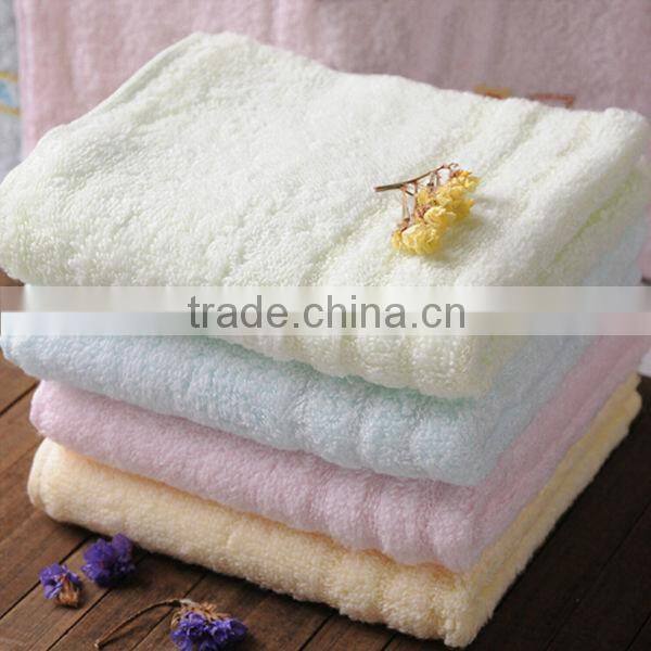 100% cotton wholesales plain terry soft zero twist face towel