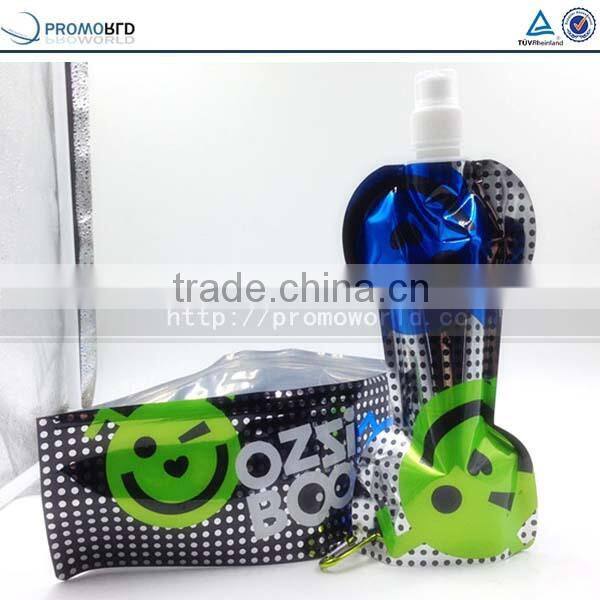 Custom foldable PET plastic bottles