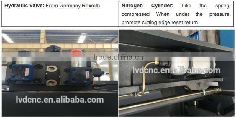 QC11K QC11Y 3200mm Hydraulic Guillotine Shearing Machine