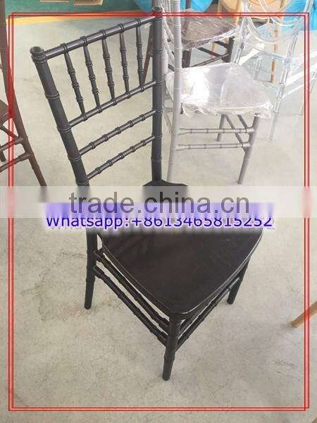 Transparent Crystal Clear Resin Plastic Event Rental Chiavari Chair