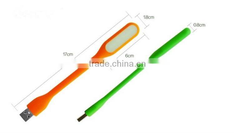 Computer keyboard Reading Notebook Flexible mini usb led lamp
