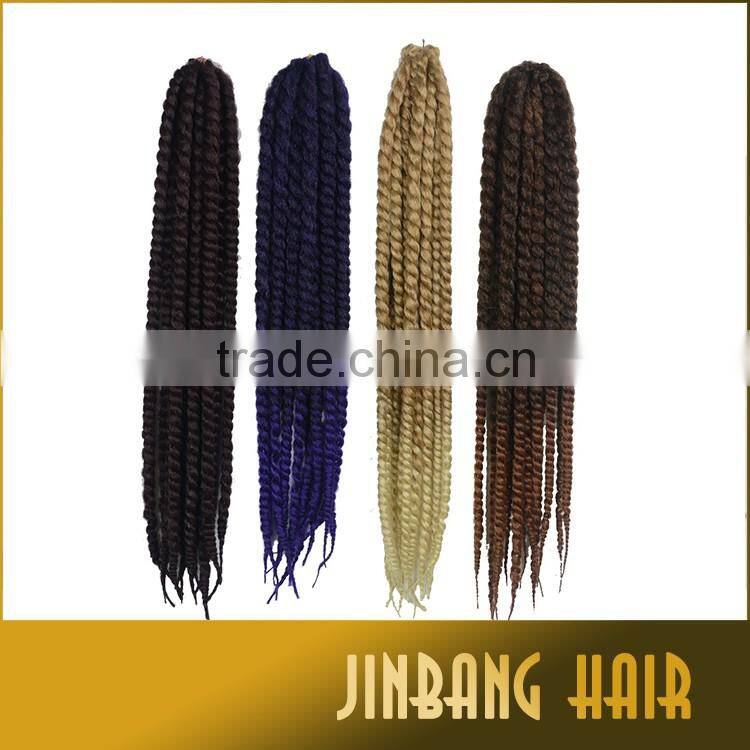 2016 Hot Selling Products 2X Havana Mambo Twist Crochet Braids With Synthetic Hair