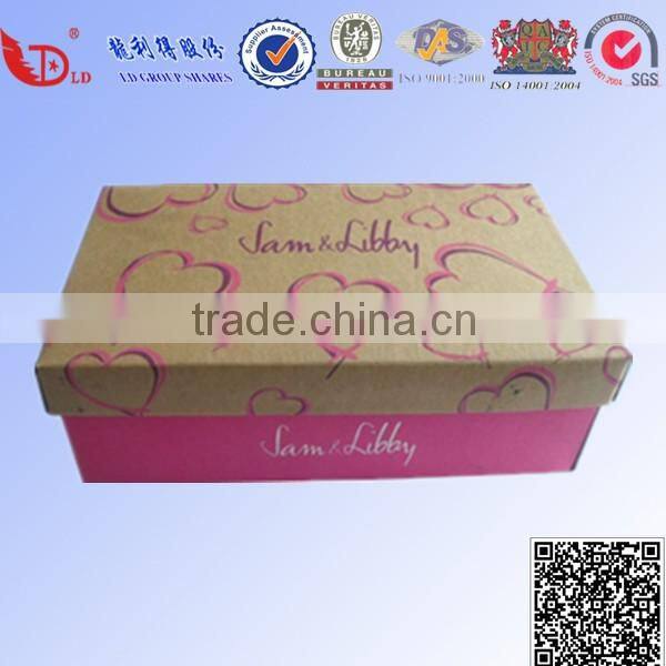 Customized Cardboard Paper Cardboard Shoes Packing Boxes