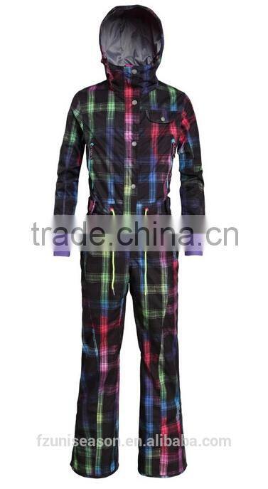 Uniseason lady one piece ski racing suit
