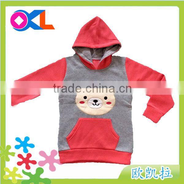 China top clothing oem supplier best price 100% cotton children hoodie kids hoody