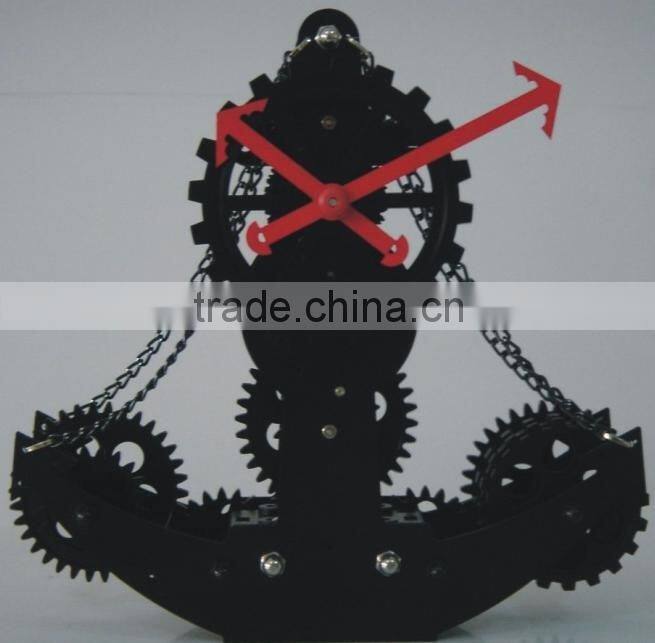 decorative moving-gear wall mounted clock
