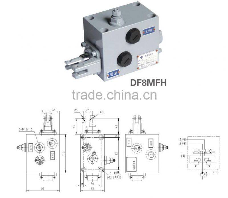 DF8MFH hydraulic reversing valve agricultural machinery parts
