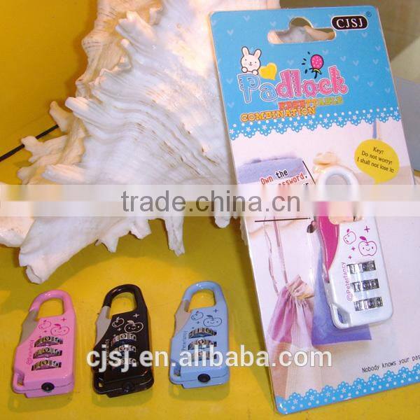 New Trendy Practical and Safety 3-digit craft combination lock