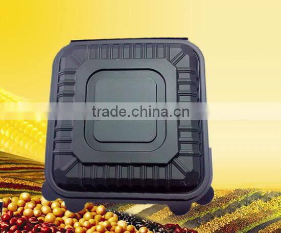 biodegradable disposable 8inch disposable 3-compartment food container:XYFH-803