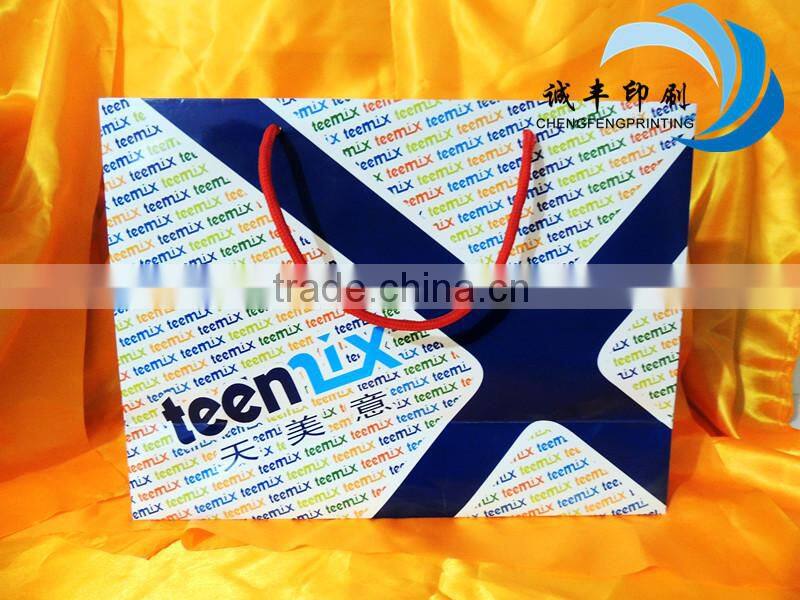 Classic luxury paper shoes bag paper package for gift