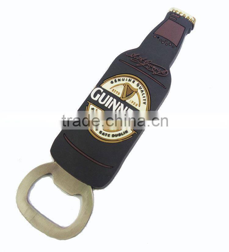 High Quality Promotion Custom Soft PVC Wine Bottle Opener