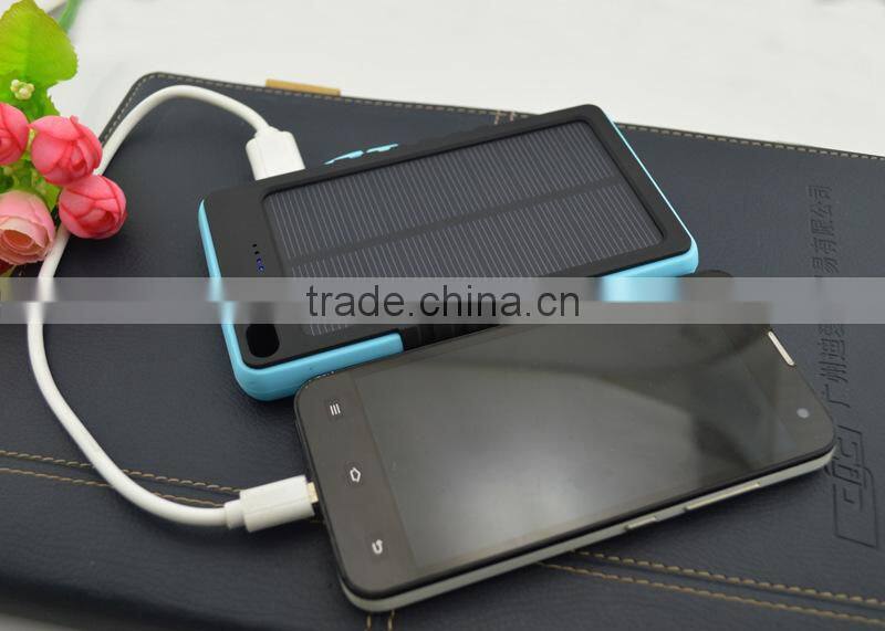 2015 new innovative high quality monocrystalline portable LED indicator slim mini portable solar panel charger