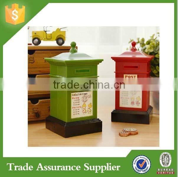 Jinhuoba Resin Novelty Gas Cylinder Tin Coin Bank