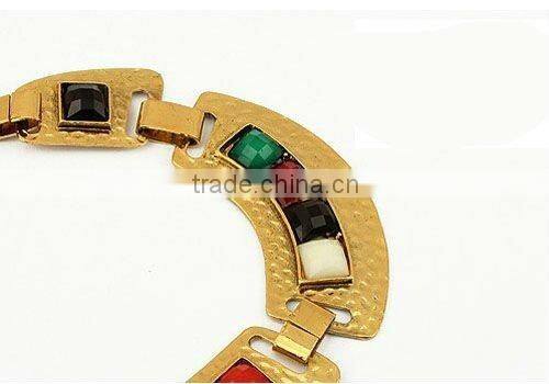 Elegant top designer alloy short chain necklace with extension chain