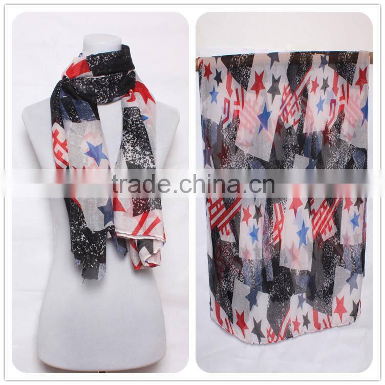 Europe and America 2015 Spring Fancy Anchors Fresh Cotton Scarf for Women ,Fashion Magic Scarf With HIgh Quality