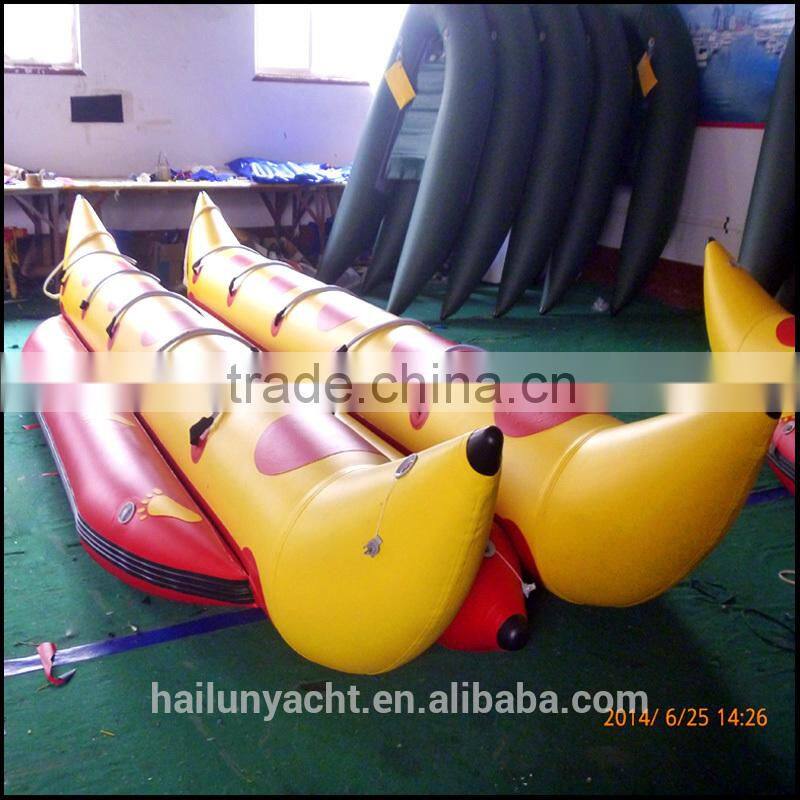 Water sleds inflatable banana 10 persons banana boat for sale