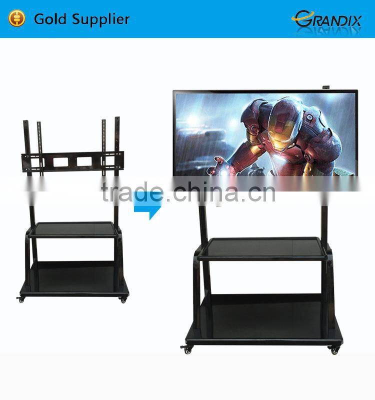 Vertical rotation movable TV Cart tv mounting bracket