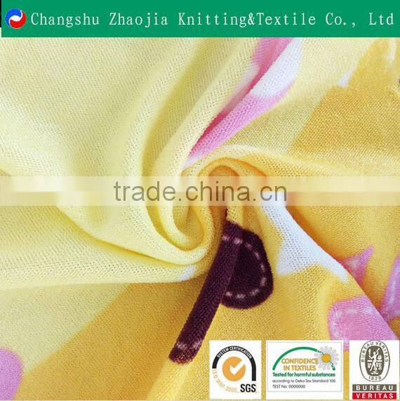 100% polyester warp knit elastic cartoon printing cloth towel