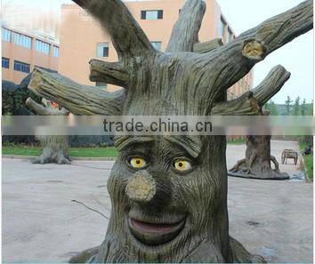 theme park animatronic talking tree for decoration