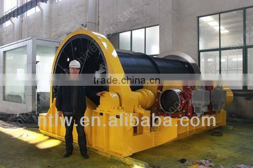 145KN double-drum speed regulation electric winch