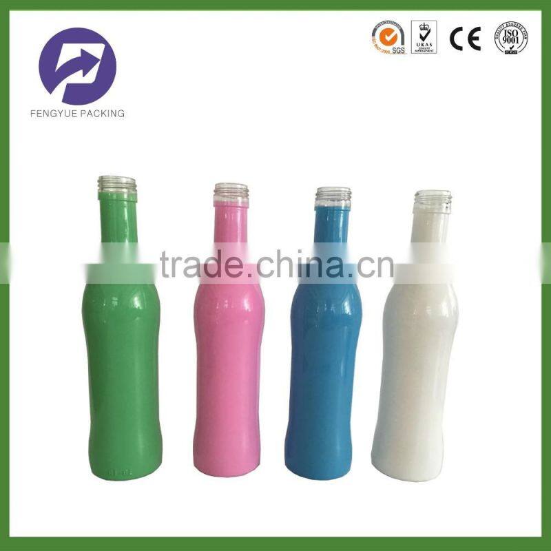 Cheap colourful 320ml glass wine bottles