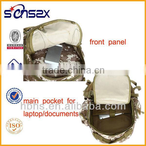 Waterproof military bag camping hiking backpack brand